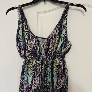 Multicolor Tankini Top